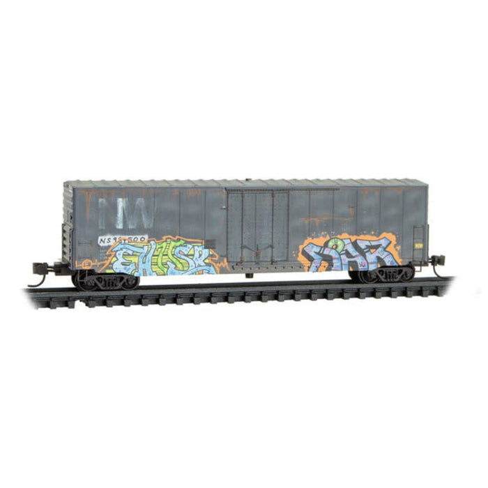 Micro-trains 181 44 300 N Scale 50' Boxcar Ex-NW Norfolk Southern NS 984500 Weathered