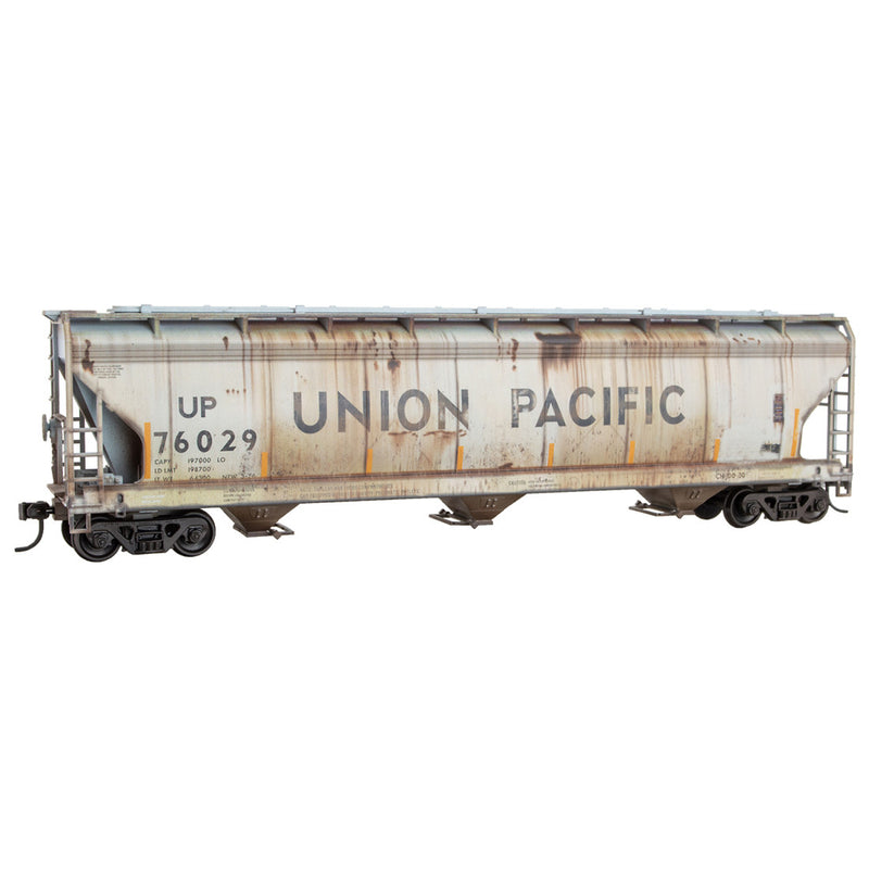 Micro-Trains 200003 HO Scale 3 Bay ACF Covered Hopper Kit (Weathered) Union Pacific UP 76029