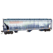 Micro-Trains 2000006 HO Scale 3 Bay ACF Covered Hopper Kit (Weathered) Montana Rail Link ex-BN 50024