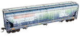 Micro-Trains 2000006 HO Scale 3 Bay ACF Covered Hopper Kit (Weathered) Montana Rail Link ex-BN 50024