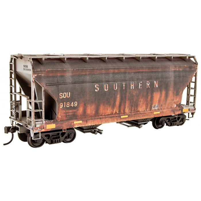 Micro-Trains 2200 002 HO Scale 2 Bay ACF Covered Hopper Kit (Weathered) NS 91849