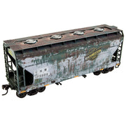 Micro-Trains 2200 003 HO Scale 2 Bay ACF Covered Hopper Kit (Weathered) C&NW 175505