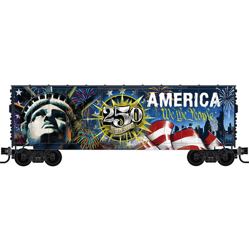 Micro-Trains/Accurail 310010004 HO Scale 40' Plug Door Steel Boxcar Kit - Liberty 250