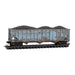 Micro-trains 983 05 085 N Scale Weathered 100 Ton Hopper Ex-Rock Bessemer & Lake Erie B&LE (2 Pack)