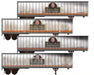 Micro-trains 993 02 224 N Scale 45' Southern Pacific SPLZ 4 Pack Weathered