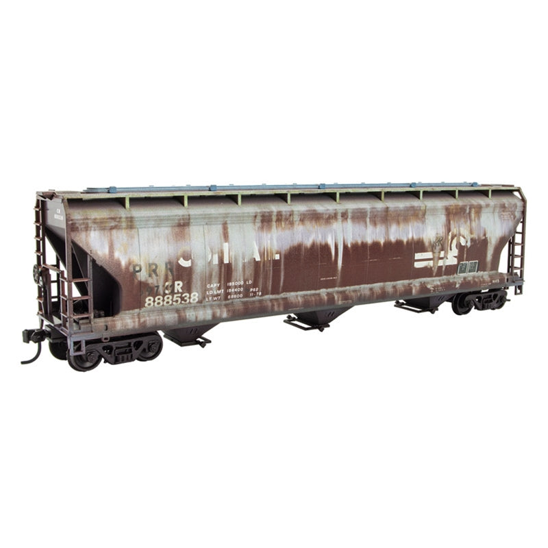 Micro-Trains by Atlas 200010007 HO Scale Accurail 3 Bay Covered Hopper Kit - Ex-PRR Conrail CR 888538 (Weathered)