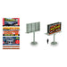 Micro-Trains by Atlas 499190505 N Scale Modern Single Post Billboard Kit
