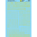 Microscale Decals 460-90033 Condensed Roman Alphabets & Numbers - Gold