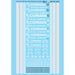 Microscale 87-1421 HO Scale RJ Corman Diesel and Switcher Locomotives Decals