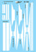 Microscale Decals 87-1192 HO Scale Boston & Maine B&M Diesel Stripes
