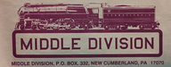 Middle Division Railroad Decal Set