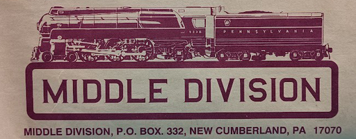 Middle Division Railroad Decal Set
