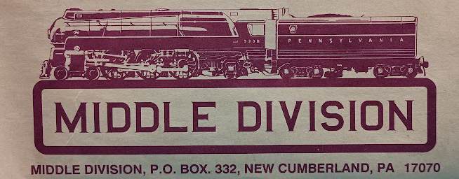 Middle Division Railroad Decal Set