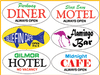 Miller Engineering 7182 Medium Oval Animated Sign with Customizable Graphics