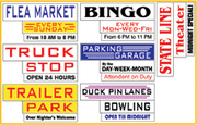 Miller Engineering 7482 Medium Arrow Animated Sign with Customizable Graphics