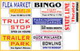 Miller Engineering 7482 Medium Arrow Animated Sign with Customizable Graphics