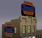 Miller Engineering 7581 Large Rexall Drugs Animated Neon Billboard
