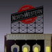 Miller Engineering 880201 Large Chicago & North Western Animated Neon Billboard