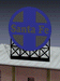 Miller Engineering 880551 Large Santa Fe Animated Neon Billboard