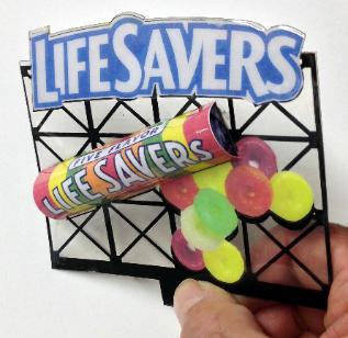 Miller Engineering 880851 Large 3D Life Savers Neon Billboard