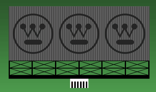 Miller Engineering 881551 Large Westinghouse Animated Neon Billboard