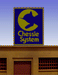 Miller Engineering 882751 Chessie System Animated Neon Rooftop Billboard