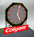 Miller Engineering 883251 Large Colgate Clock Animated Neon Billboard