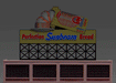 Miller Engineering 883301 Large Sunbeam Bread Animated Neon Billboard