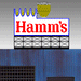 Miller Engineering 883451 Large Hamm's Beer Animated Neon Billboard