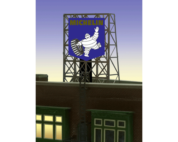 Miller Engineering 883901 Large Michelin Tires Animated Neon Billboard