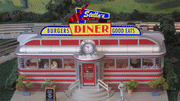 Miller Engineering 886451 Stella’s Diner Sign Large Animated Neon Billboard