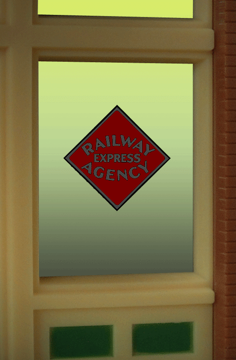 Miller Engineering 8870 Railway Express Agency Neon Window Sign
