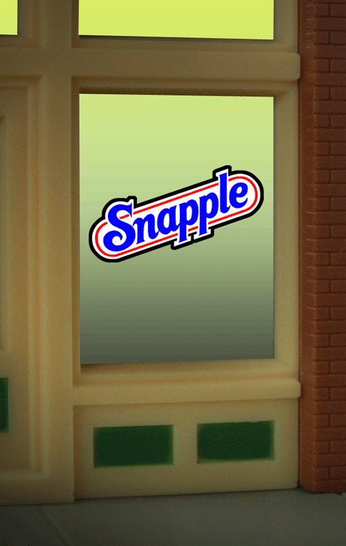 Miller Engineering 8905 Snapple Flashing Neon Window Sign
