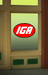 Miller Engineering 8915 IGA Grocery Flashing Neon Window Sign