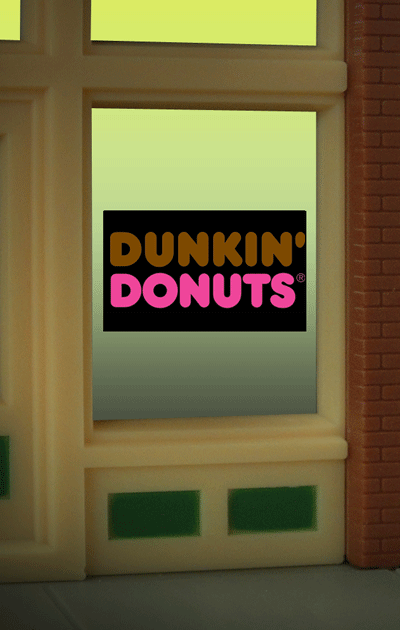 Miller Engineering 8995 Dunkin' Donuts Flashing Neon Window Sign ...