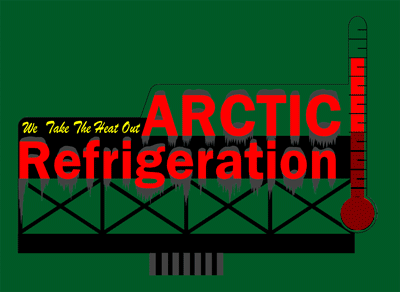 Miller Engineering 9581 Arctic Refrigeration Large Animated Neon Billboard
