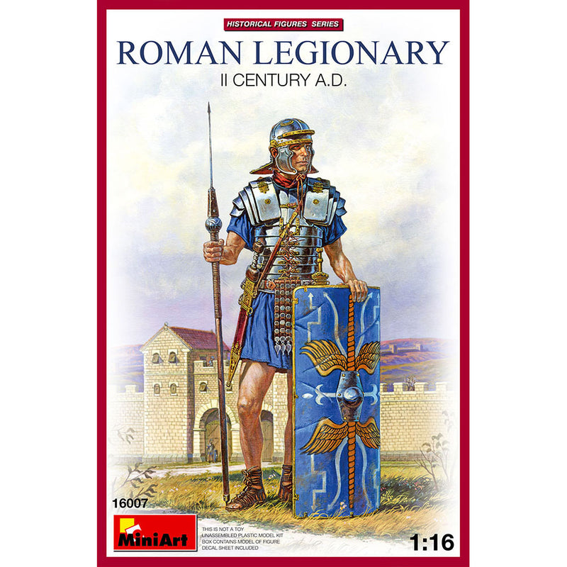 MiniArt 16007 1/16 Roman Legionary (II Century A.D.) Figure Model Kit