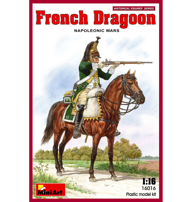 MiniArt 16016 1/16 French Dragoon on Horse (Napoleonic Wars) Figure Model Kit