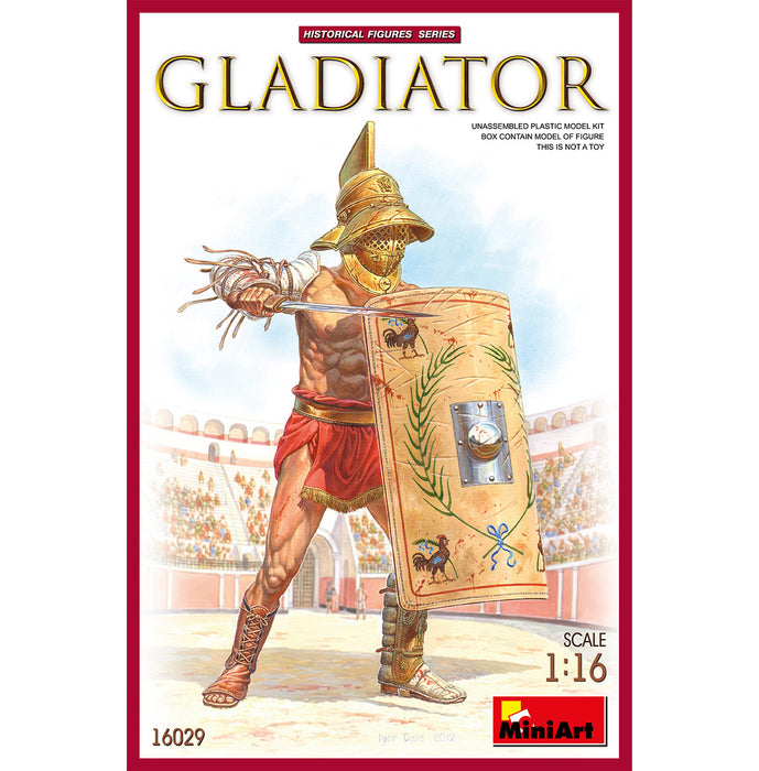 MiniArt 16029 1/16 Gladiator Figure Plastic Model Kit