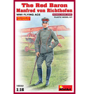 MiniArt 16032 1/16 "The Red Baron" Manfred von Richthofen (WWI Flying Ace) Figure Model Kit