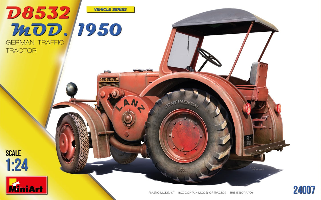 MiniArt 24007 1/24 German D8532 Traffic Tractor Mod. 1950 Model Kit