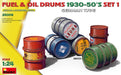 MiniArt 24009 1/24 German Fuel and Oil Drums 1930s-1950s Set 1 Model Kit
