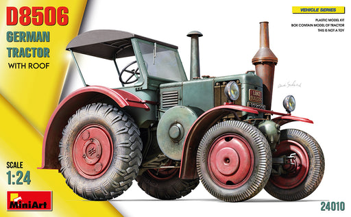 MiniArt 24010 1/24 German D8506 Tractor with Roof Model Kit