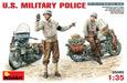 MiniArt 35085 1/35 2 U.S. MP Figures and 2 Motorcycles Model Kit