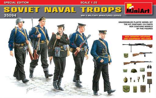 MiniArt 35094 1/35 Soviet Naval Troops Figures Model Kit