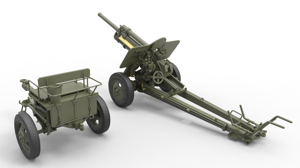 MiniArt 35129 1/35 USV-BR 76mm Gun Mod. 1941 with Crew Figures Model Kit