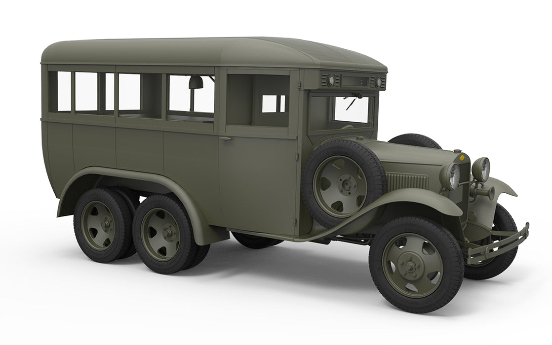 MiniArt 35156 1/35 Soviet GAZ-05-193 Staff Bus Model Kit