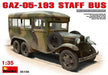 MiniArt 35156 1/35 Soviet GAZ-05-193 Staff Bus Model Kit
