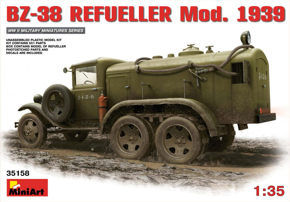 MiniArt 35158 1/35 BZ-38 Refueller Truck Mod. 1939 Model Kit
