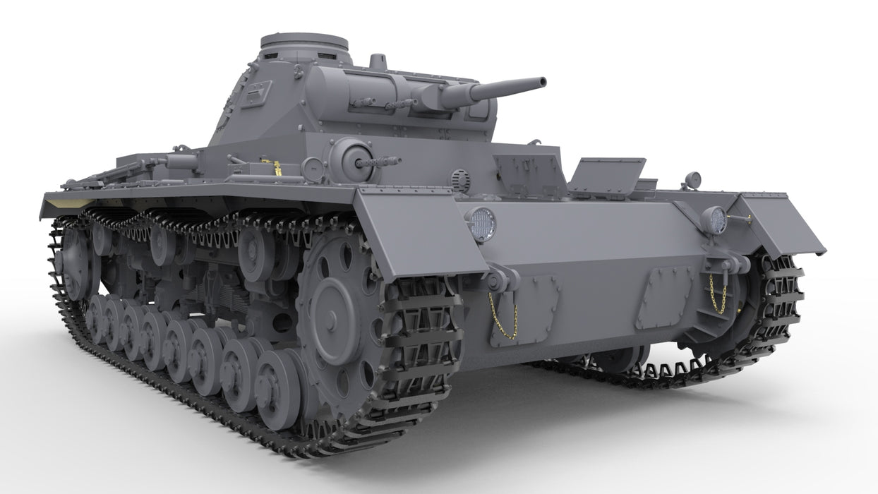 MiniArt 35166 1/35 German Pz.Kpfw. III Ausf. C Tank Model Kit